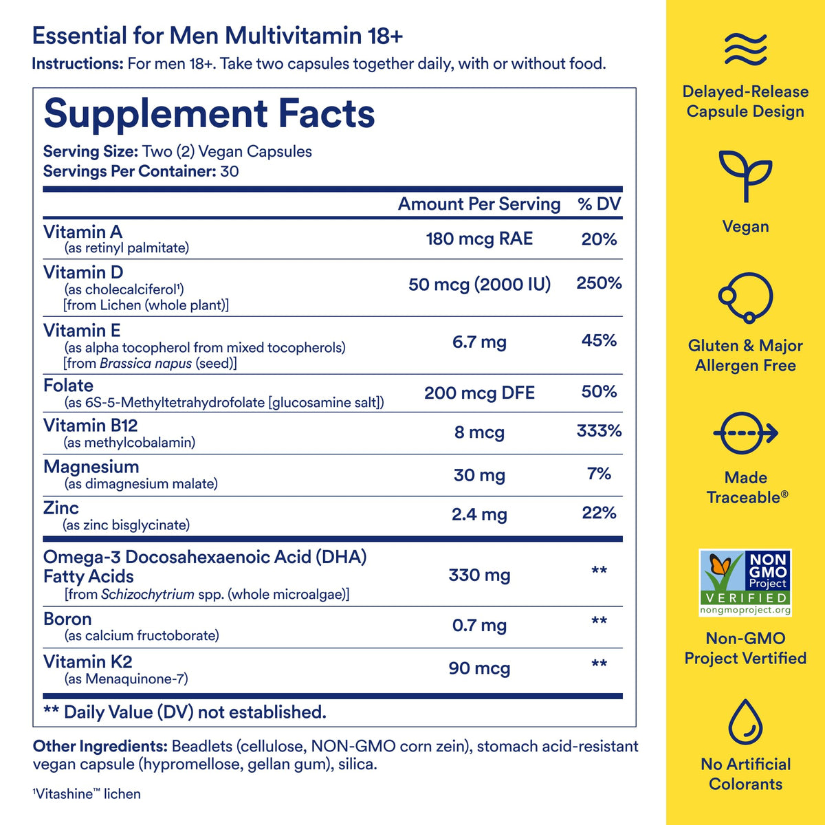 Ritual Men's 18+ Multivitamin - 60 Capsules - image 3