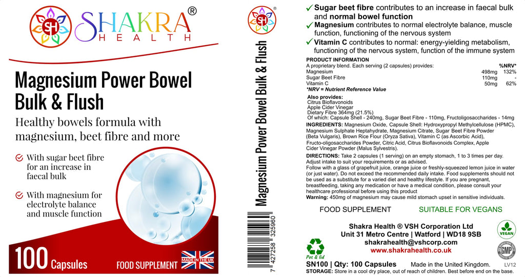 SH SHAKRA HEALTH Shakra Health Magnesium Power Bulk & Flush - 1 Count - image 8