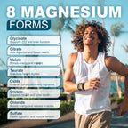LILICARE Sugar Free Magnesium Gummies 400mg for Women Men