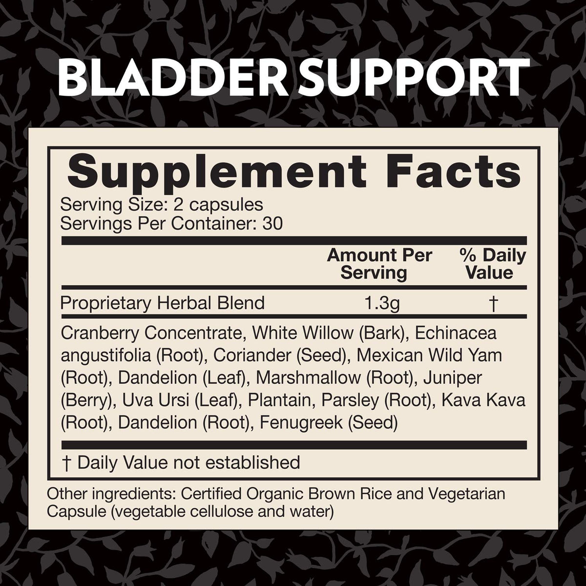 Crystal Star Bladder Support Herbal Supplement - 60 Capsules - image 4