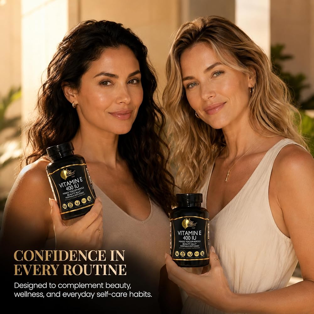 Cocó March N.M.D Natural Vitamin E 400 IU Mixed Tocopherols - 90 Softgels - image 2
