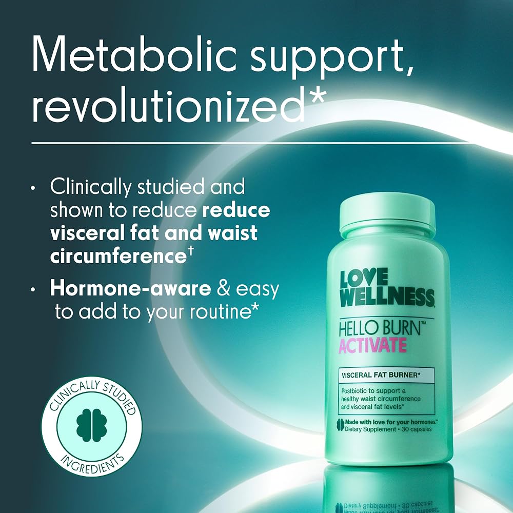 Love Wellness Hello Burn Activate Postbiotic - 30 Capsules - image 4
