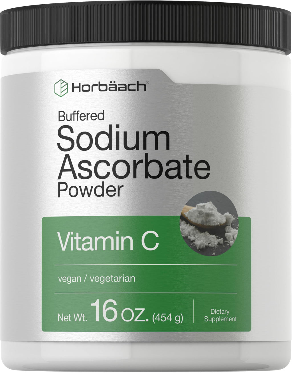 Horbäach Buffered Sodium Ascorbate Vitamin C Powder - 16 oz