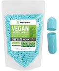 XPRS Nutra Size 3 Empty Vegetarian Capsules - 1000 Count