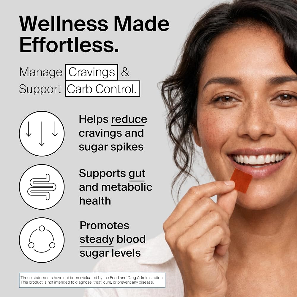 BIOSTRIPS Blood Sugar Support Oral Dissolving Strips - 60 Count - image 2