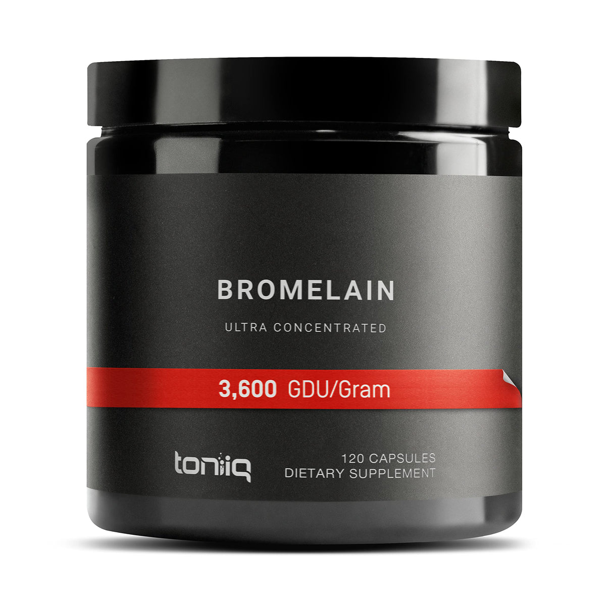 Toniiq Ultra High Strength Bromelain 500mg - 120 Capsules