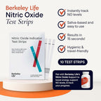 Berkeley Life Nitric Oxide Test Strip - At-Home Saliva Testing Strip