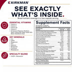 Kirkman Advanced Adult Multivitamin & Mineral with 5-MTHF - 180 Capsules - image 6