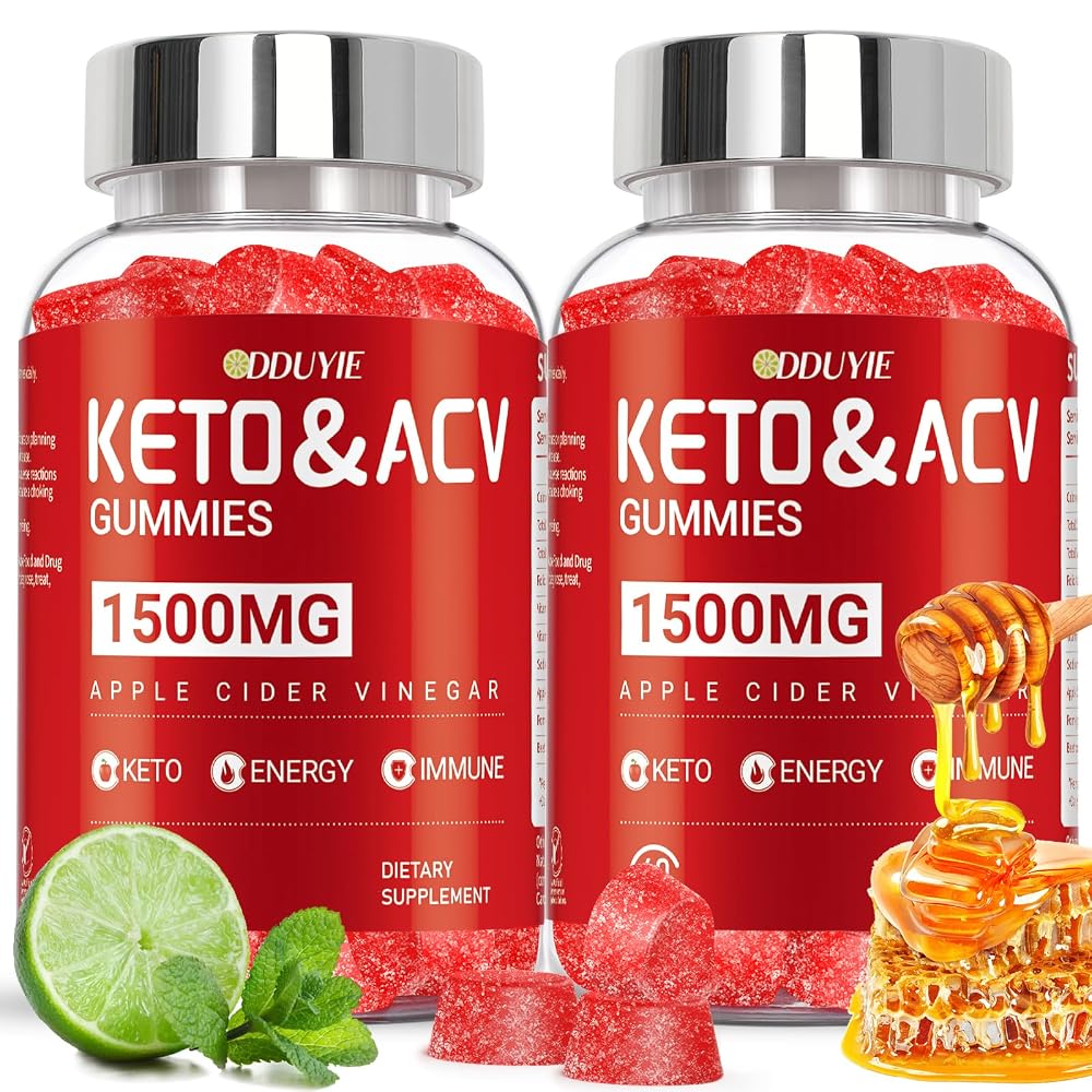 DDUYIE Keto ACV Gummies for Weight Loss - 120 Count