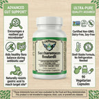 AlchePharma Saccharomyces Boulardii Probiotic - 90 Capsules - image 2