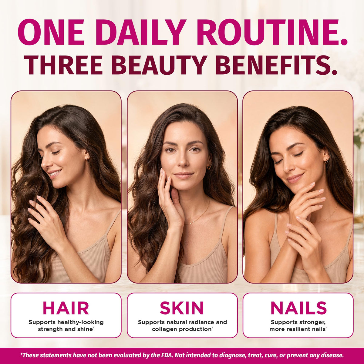 1 Body Hair Skin & Nails with Biotin Vegan Vitamins - 60 Capsules - image 4