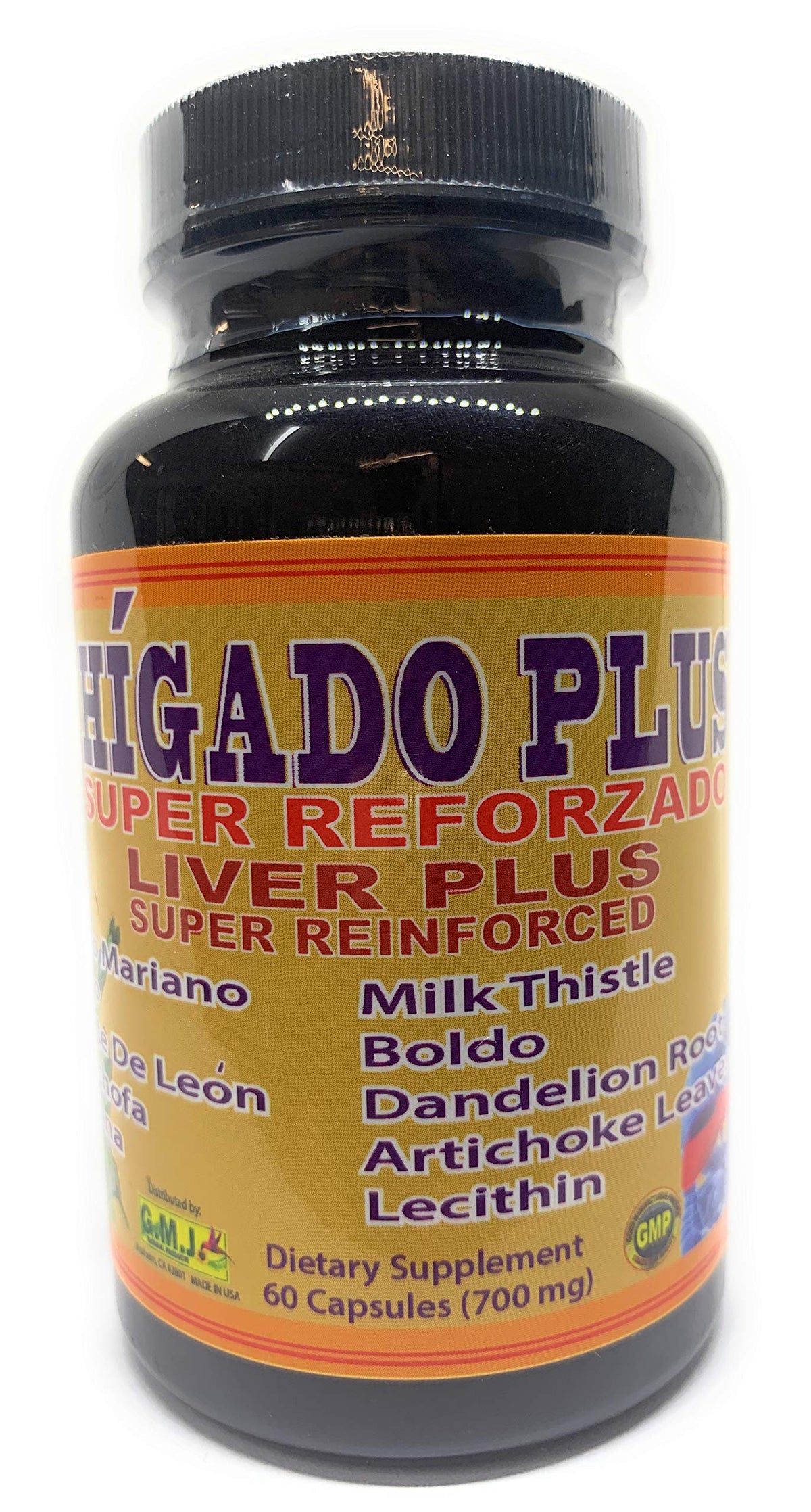 GMP Liver Plus 100% Natural - 60 Capsules - image 3