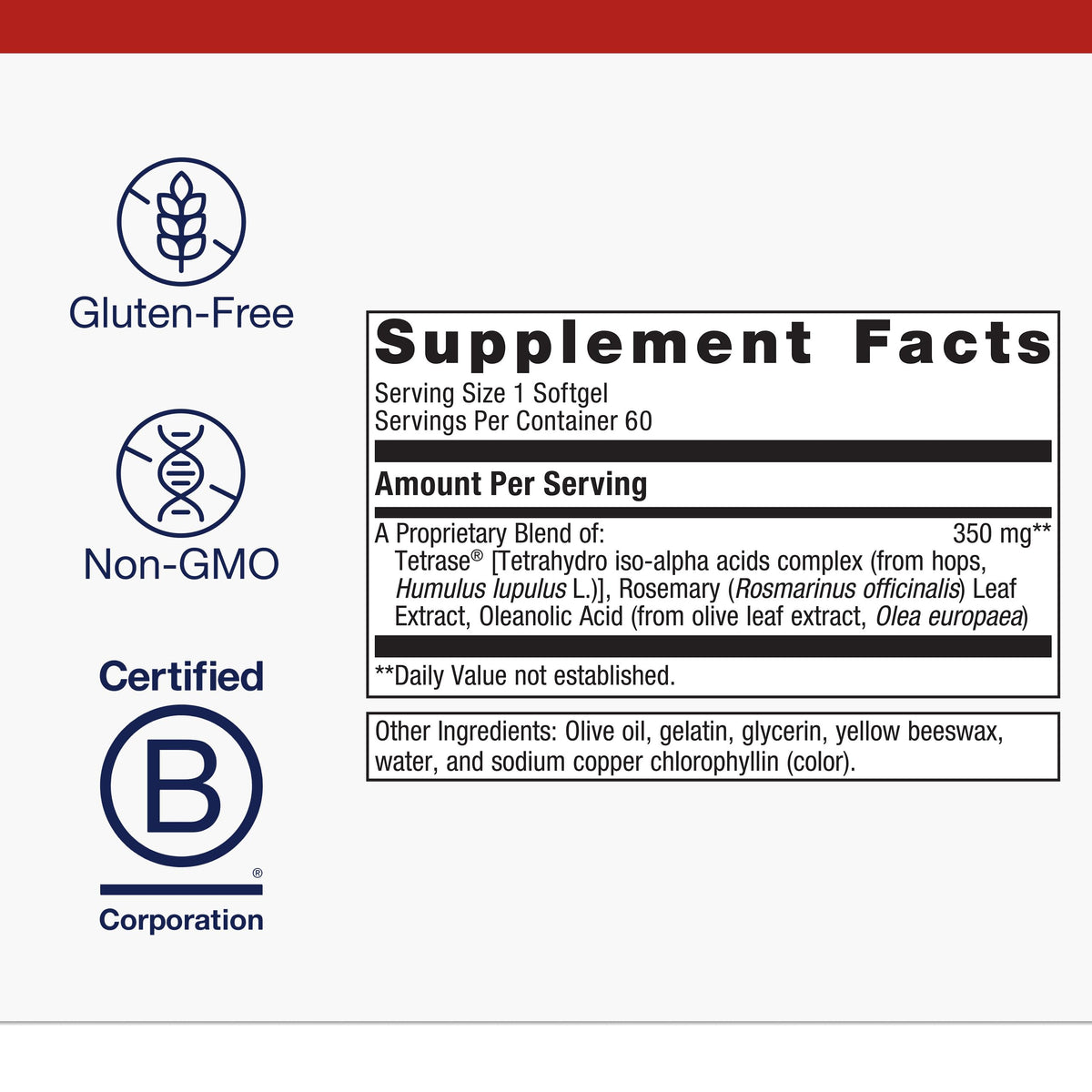 Metagenics Kaprex Hops & Rosemary Joint Comfort Support - 60 Softgels - image 4