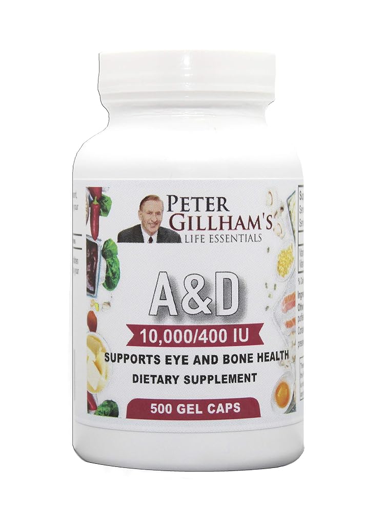 Peter's Choice Vitamin A & D 10000 IU & 400 IU - 500 Softgels