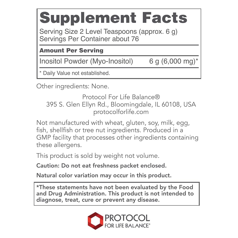 Protocol for Life Balance Myo-Inositol Powder - 1 lb - image 2