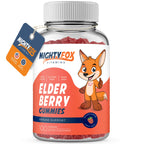 MIGHTY FOX VITAMINS Elderberry Gummies for Kids - 100 Count