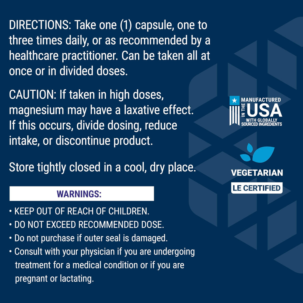 Life Extension Magnesium Citrate 100 mg Vegetarian Capsules - 100 Count - image 7