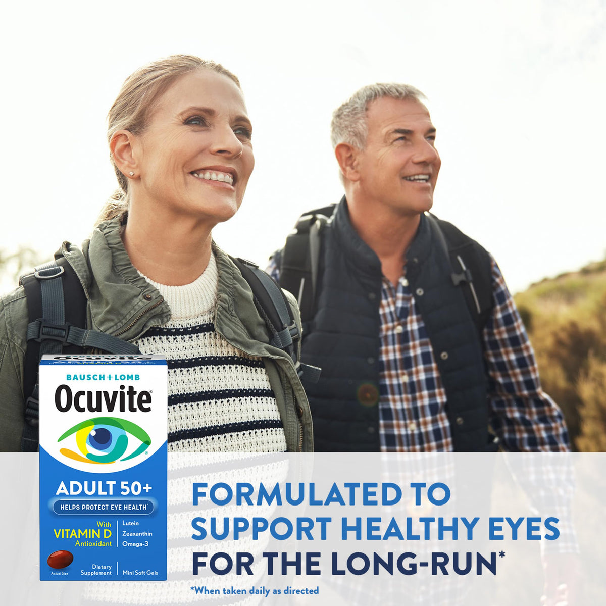 Ocuvite 50+ Eye Vitamins with Lutein & Omega-3 - 50 Softgels - image 5