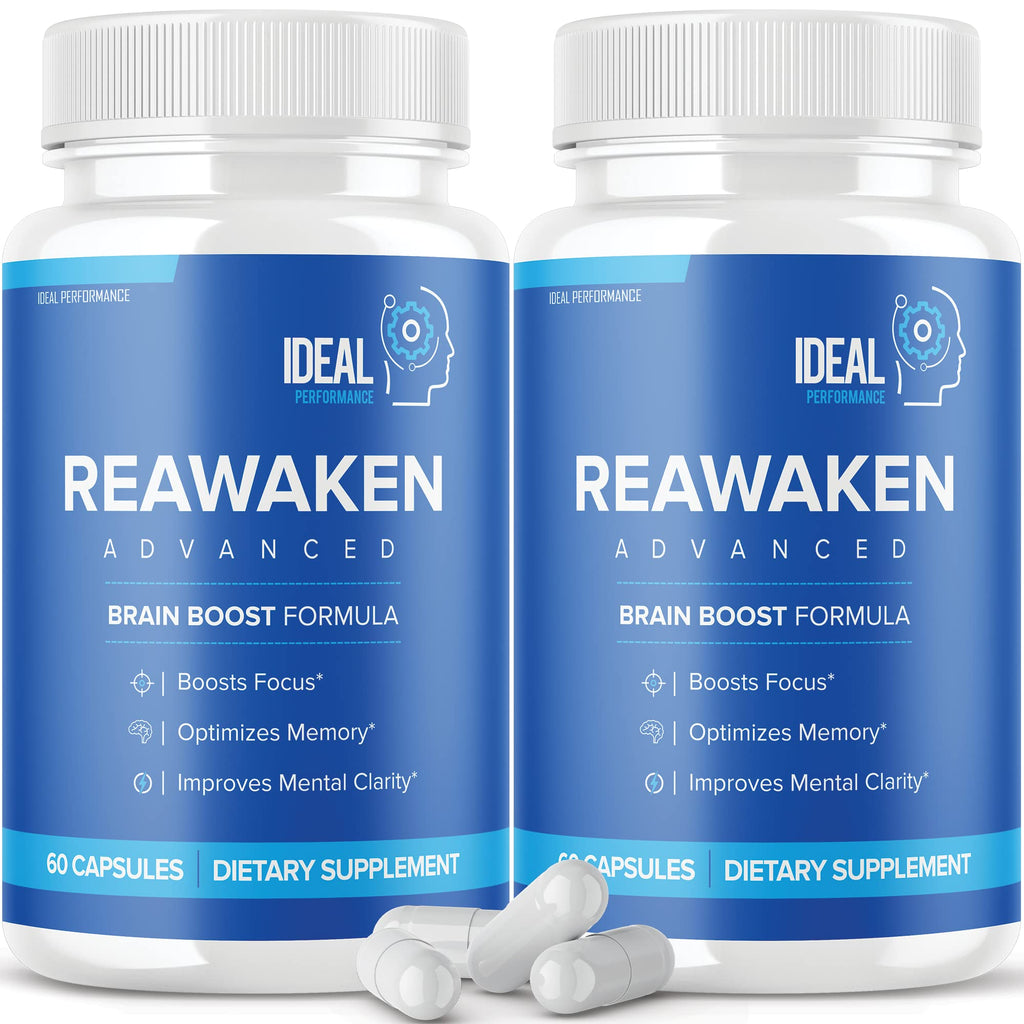 IDEAL PERFORMANCE Reawaken Nootropic Capsules for Brain Health - 120 Capsules