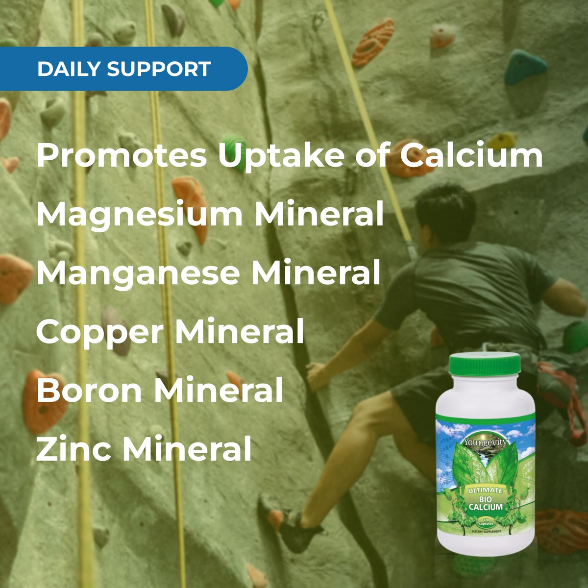 Youngevity Bio Calcium Chelated Calcium & Magnesium - 120 Capsules - image 4