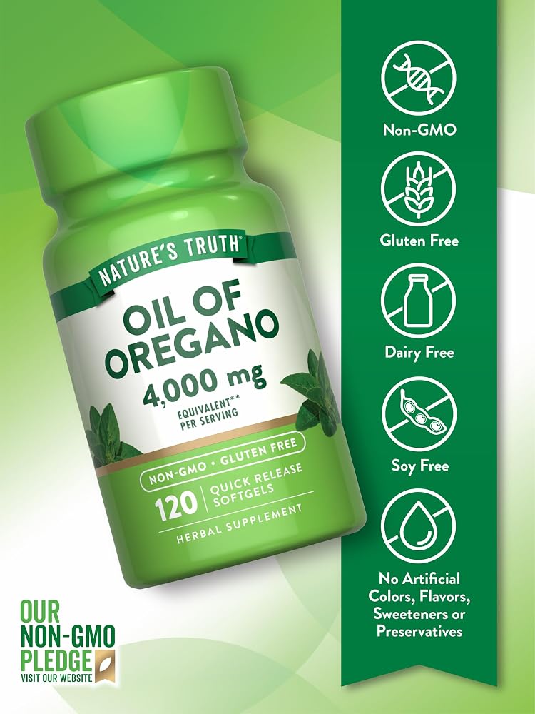 Nature's Truth Oil of Oregano Softgels with Carvacrol - 120 Softgels - image 3