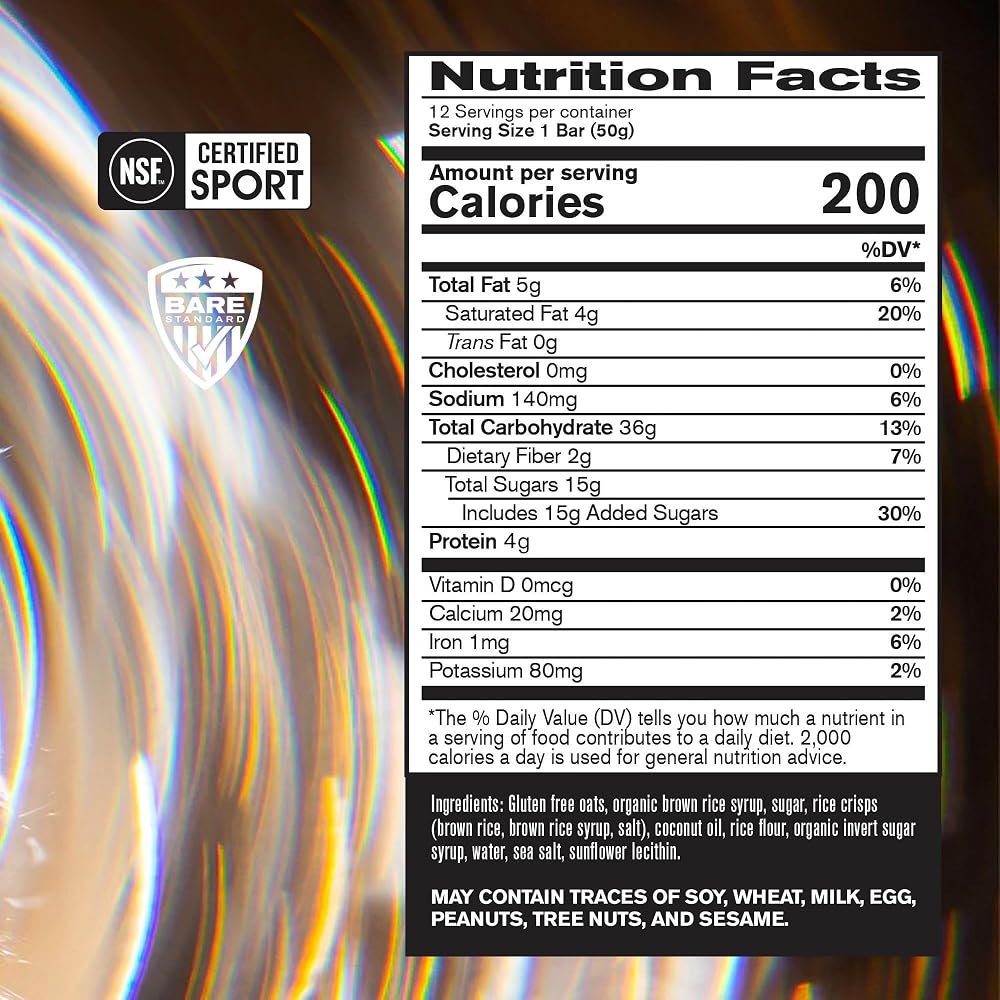 BARE PERFORMANCE NUTRITION Go Bar