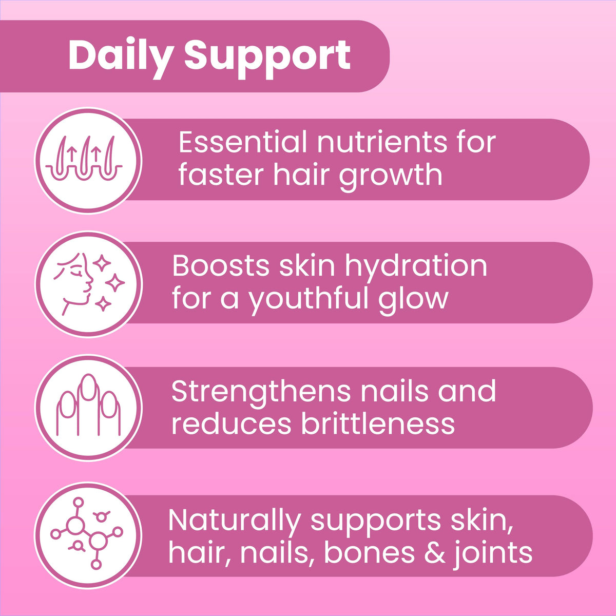 Sanar Naturals Collagen Pills with Biotin & Vitamin C - 150 Capsules - image 5