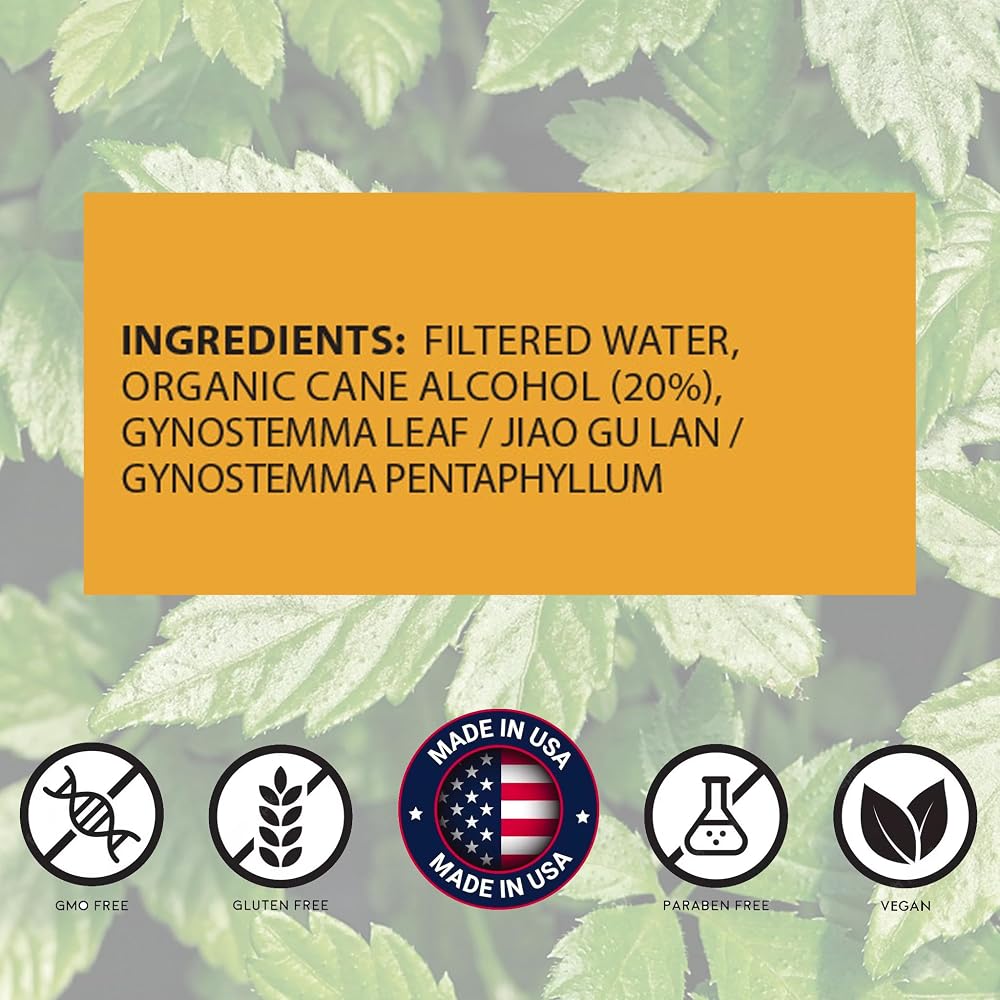 root + spring Gynostemma Leaf (Penta) - Jiao Gu LAN - Herbal Tincture