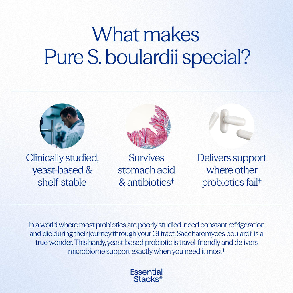 Essential Stacks Pure Saccharomyces Boulardii Probiotics 5 Billion CFU - image 5