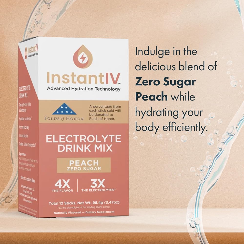 instant IV Electrolytes Powder for Hydration & Recovery - 12 Packets - image 3