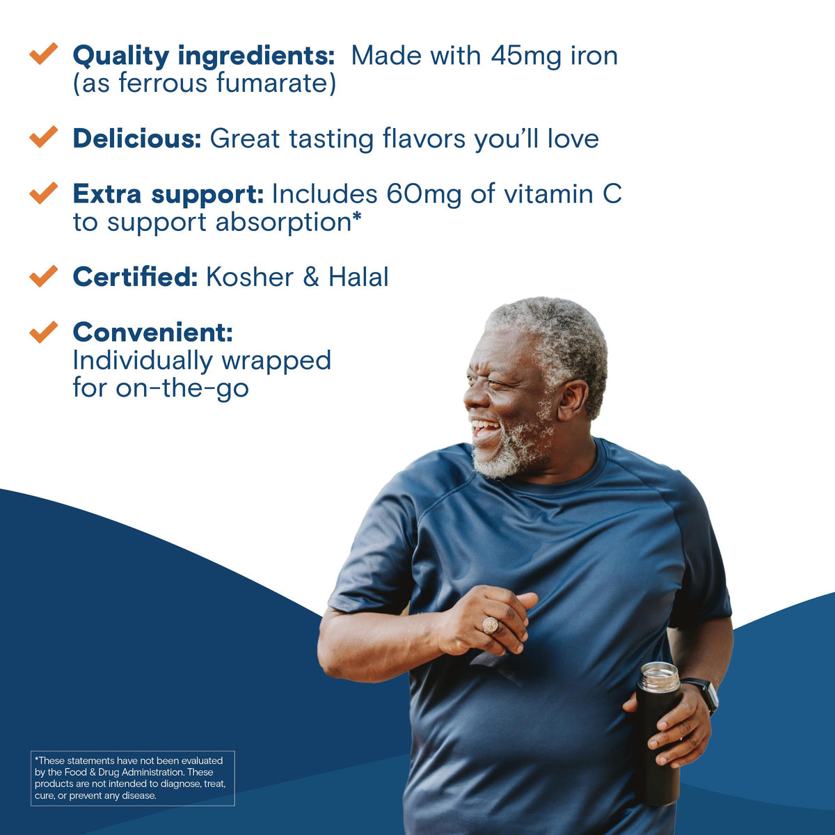 Bariatric Fusion Iron 45mg Cherry Soft Chews - 60 Count - image 6