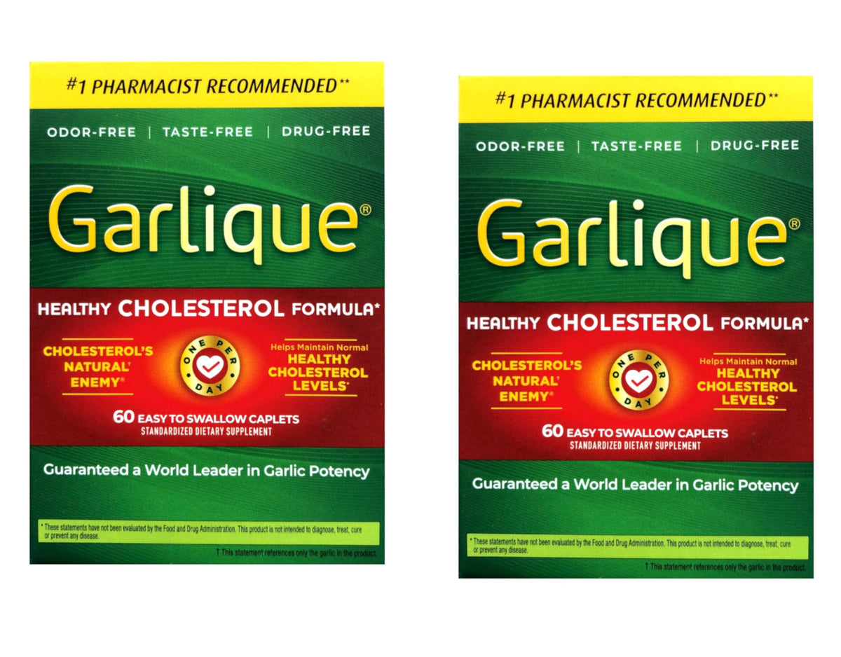Garlique Garlic Dietary Supplement for Cardiovascular Support - 120 Caplets