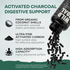 Wild Activated Charcoal Capsules from 100% Organic Coconut Shells