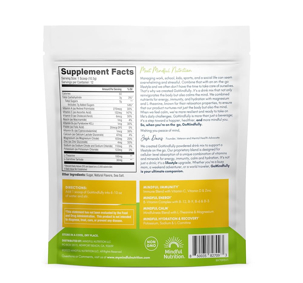 Mindful Nutrition GoMindfully Super Calm Magnesium Powder Drink Mix