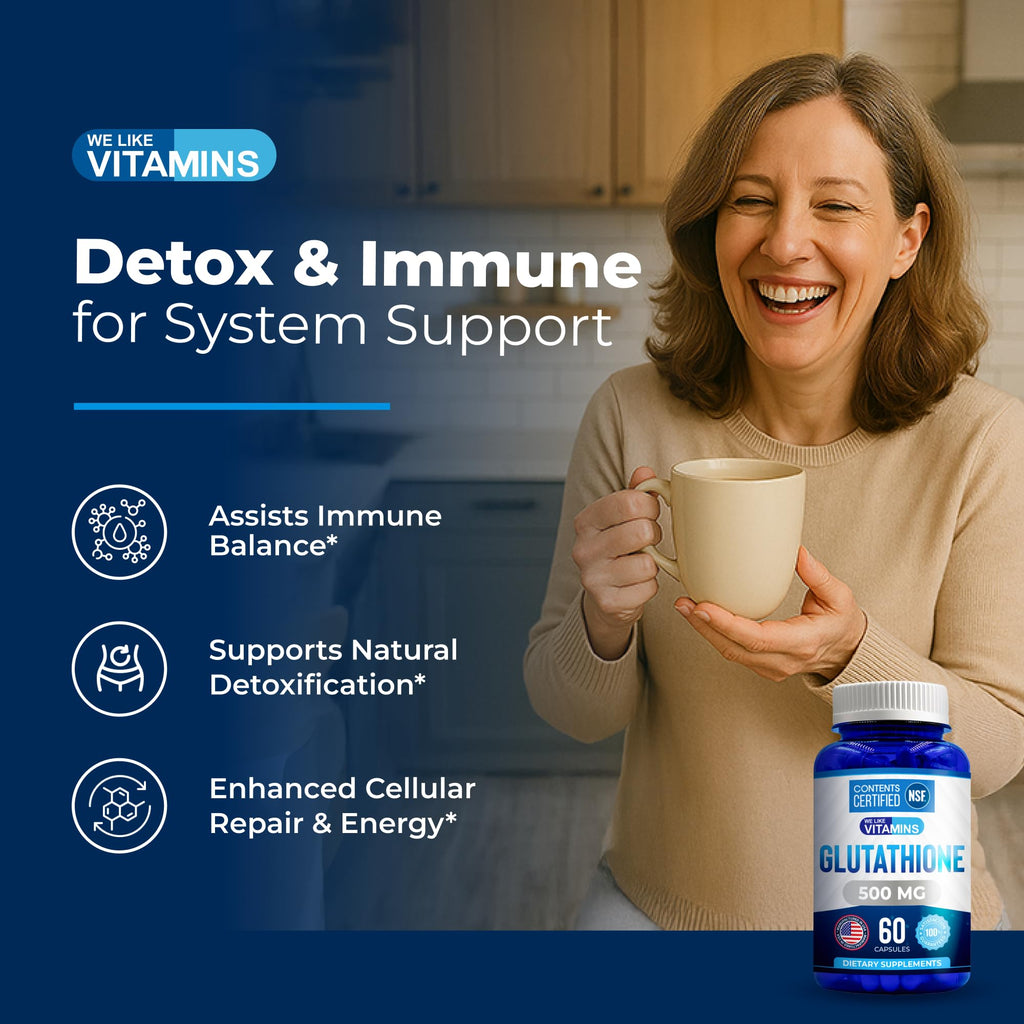 We Like Vitamins Glutathione 500mg - 60 Capsules - image 5