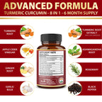 Zolotus Turmeric Apple Supplement - 2Pack 90 180 Capsules