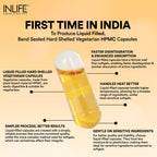 INLIFE Plant Based Natural Vitamin E Oil - 30 Vegetarian Capsules - image 3