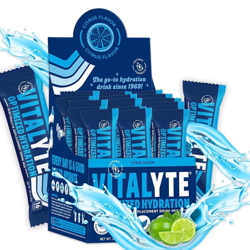 Vitalyte Electrolyte Powder Drink Mix Isotonic Hydration - 6 Pack