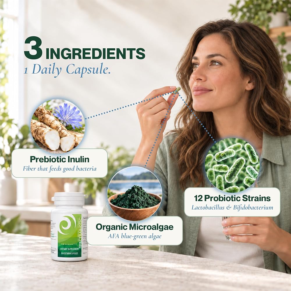 New Earth Spectrabiotic Probiotic & Prebiotic - 30 Capsules - image 6