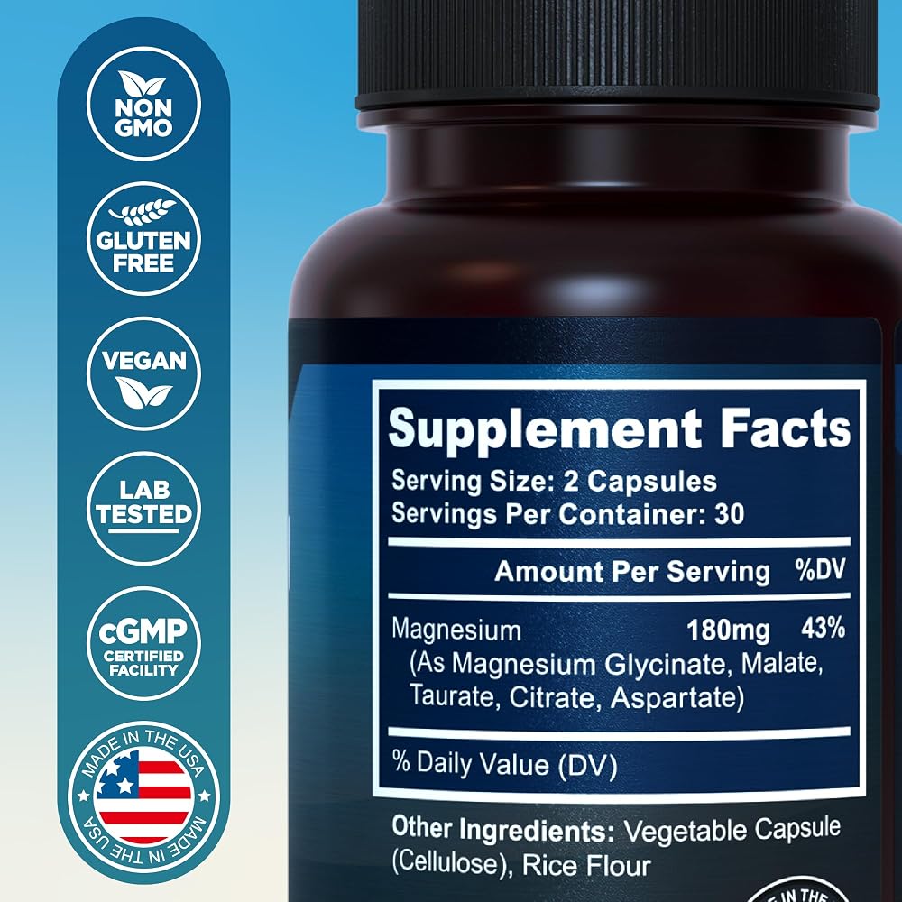 MyoActivo 5-in-1 Magnesium Complex - High Absorption - Chelated