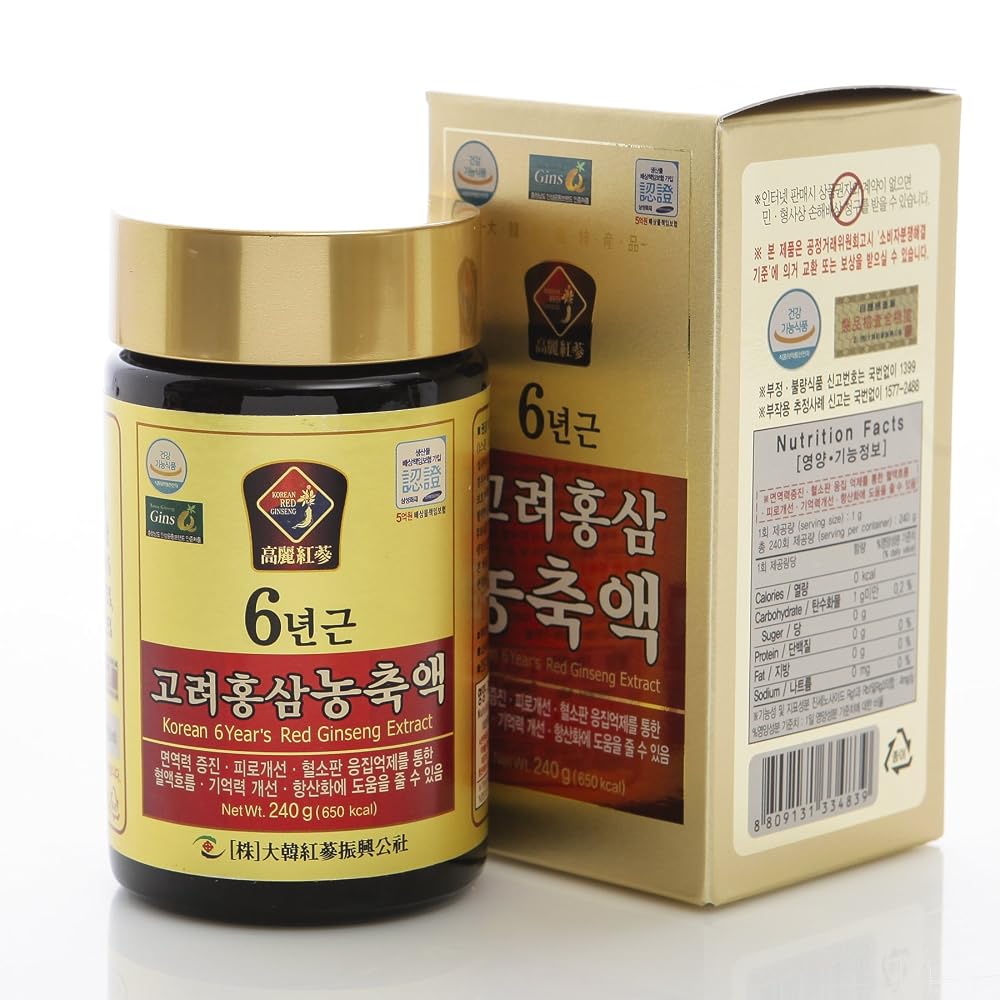 Dae Han Red Ginseng Extract 100% Pure Korean 6 Year - 240g