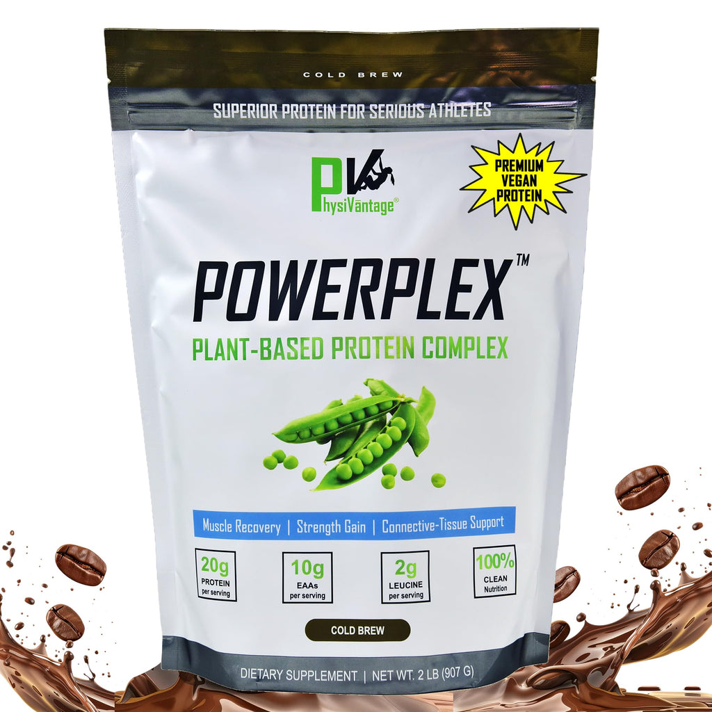 PhysiVantage POWERPLEX Vegan Protein Powder Muscle & Joint Support - 2 lb