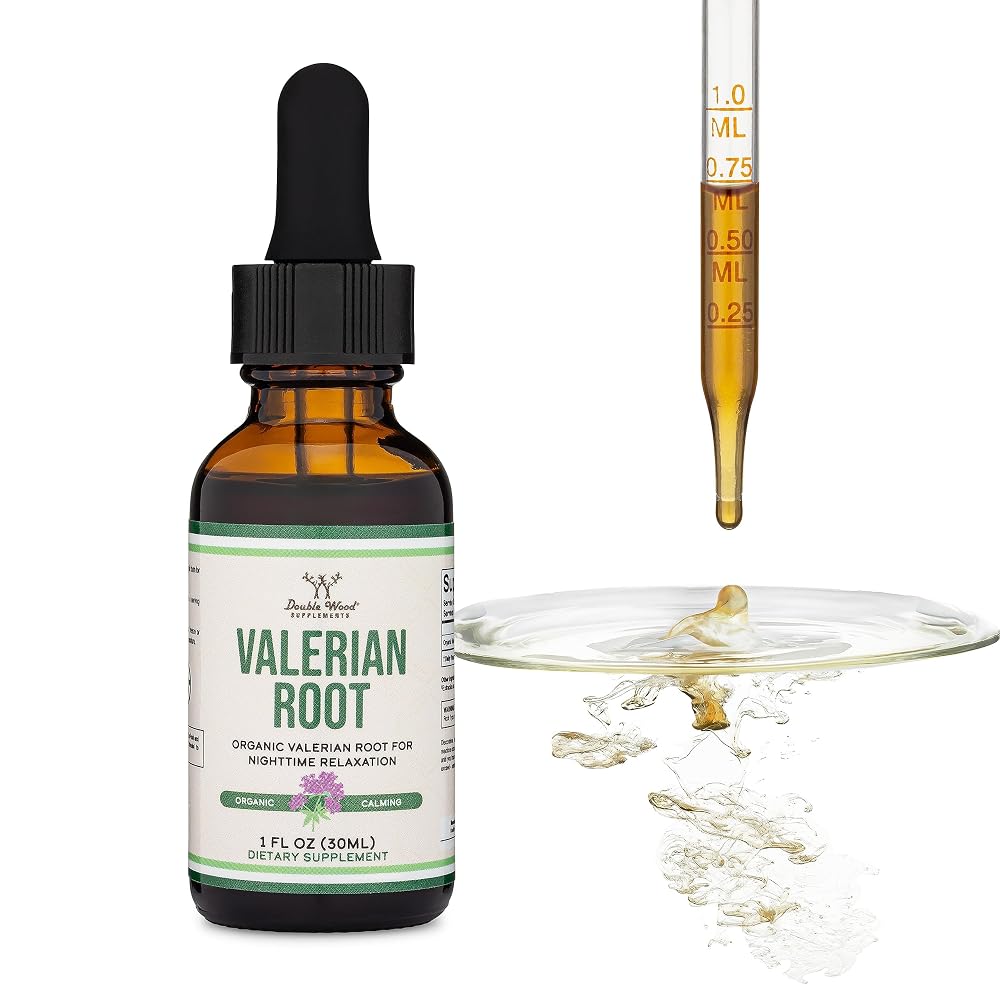 Double Wood Supplements Valerian Root Liquid Drops 168mg - 1 oz - image 3
