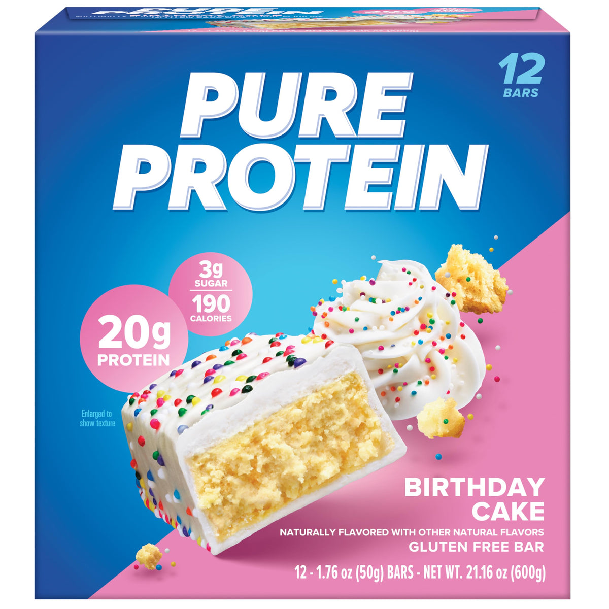 Pure Protein Bars, High Protein, Nutritious Snacks to Support Energy