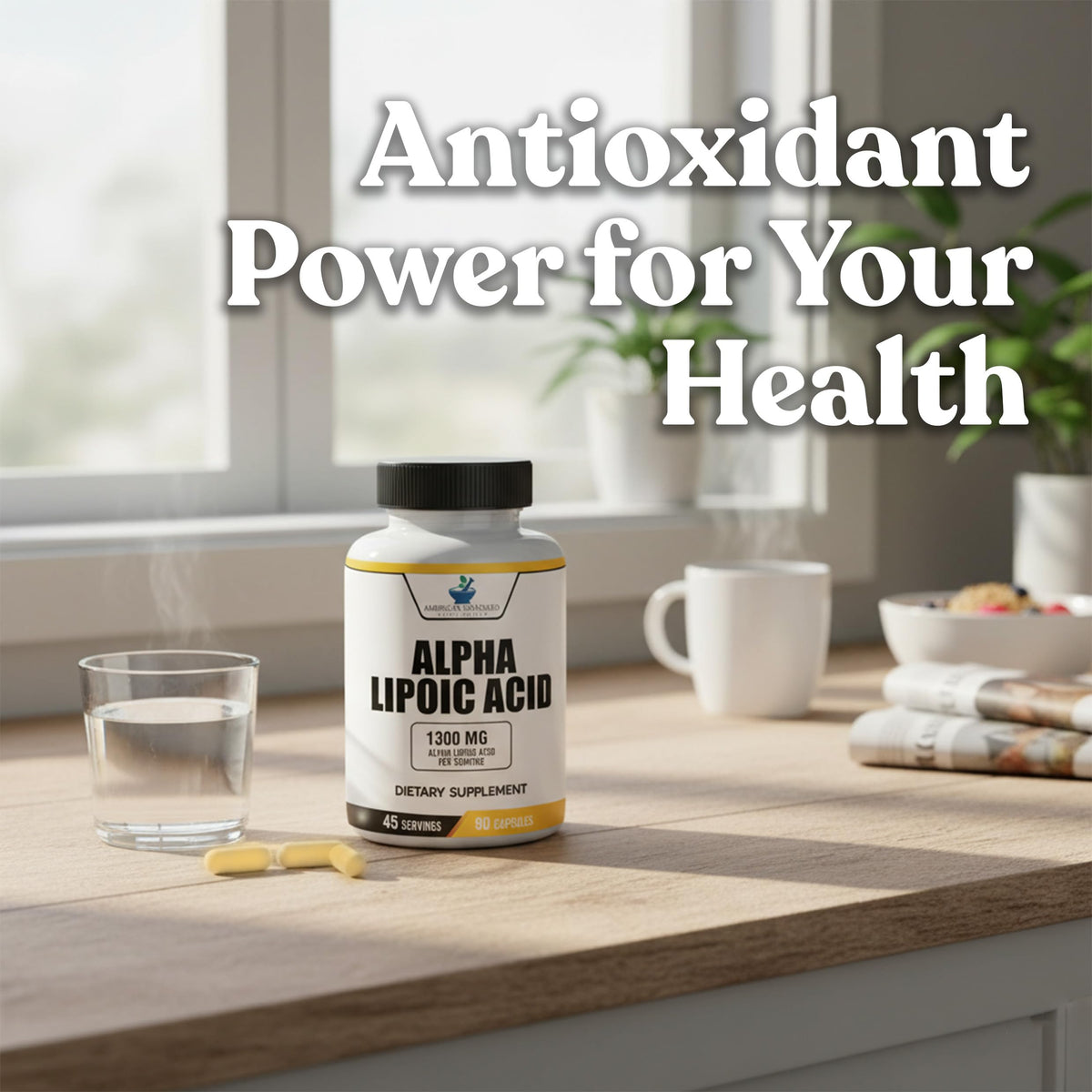American Standard Supplements Alpha Lipoic Acid 1300mg - 90 Capsules - image 4