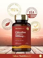 Tahoe Nutritionals Citicoline 500mg - 120 Capsules - image 6