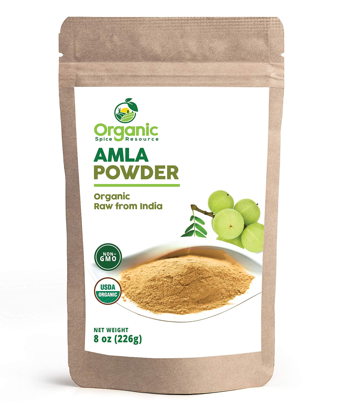 Organic Spice Resource Amla Powder - 8 oz (226g)