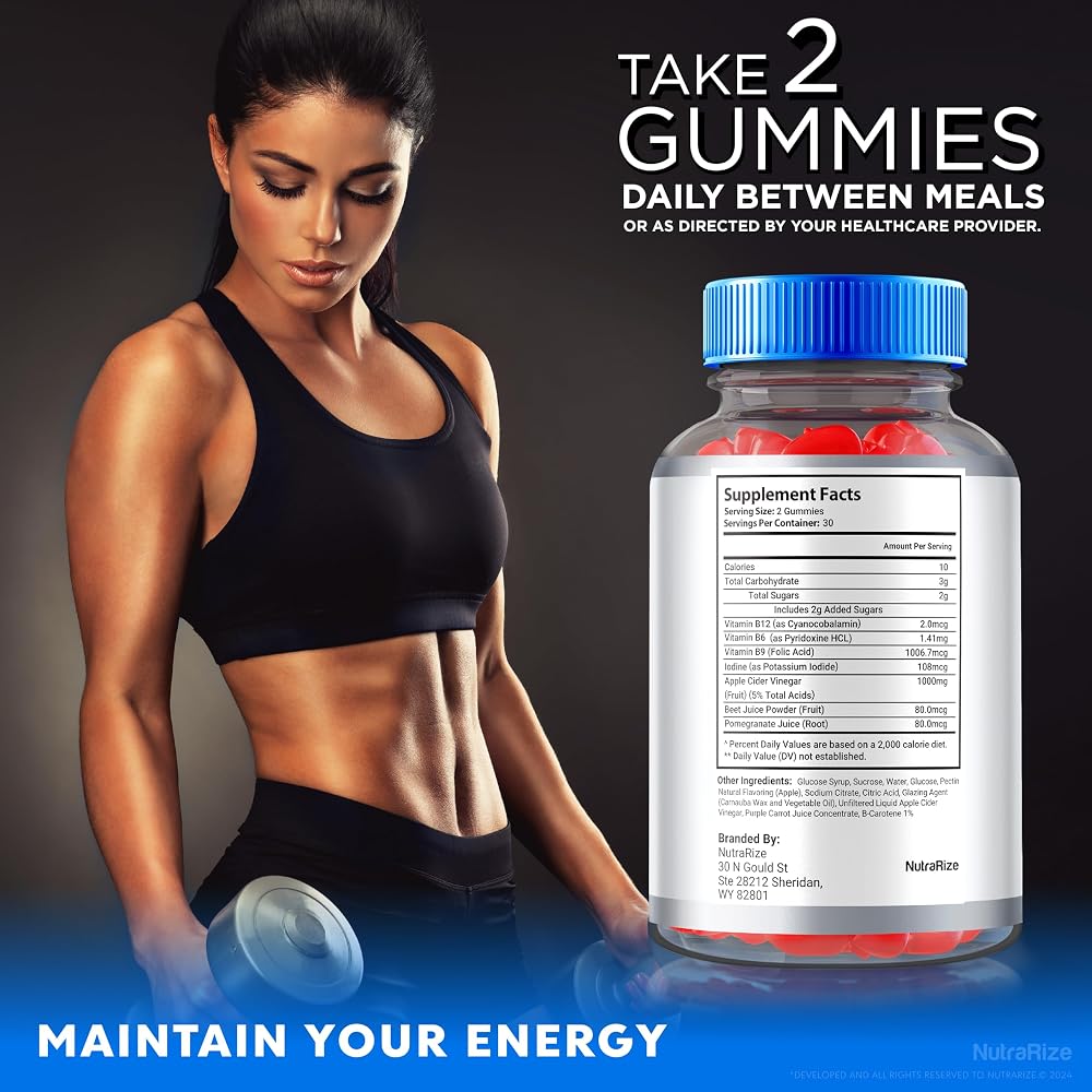 NutraRize Ultimate Keto ACV Gummies with Apple Cider Vinegar - 60 Gummies - image 6
