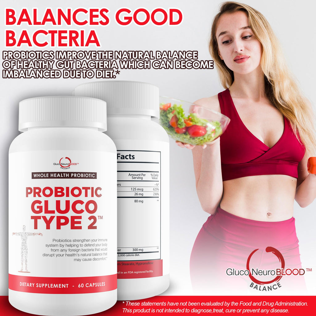 Gluco Neuro Blood Balance Probiotic Gluco Type 2 - 40 Billion CFU - image 6