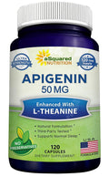 aSquared Nutrition Apigenin 50mg & L-Theanine 200mg - 120 Capsules